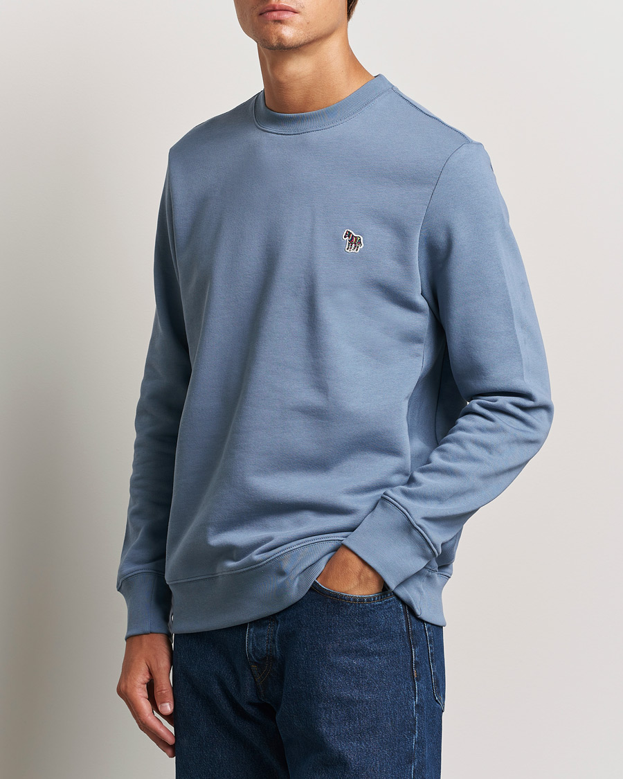 Hombres |  | PS Paul Smith | Zebra Organic Cotton Sweatshirt Blue