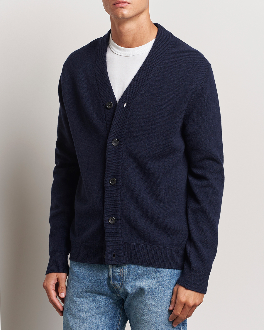 Hombres |  | PS Paul Smith | Merino Wool Cardigan Navy