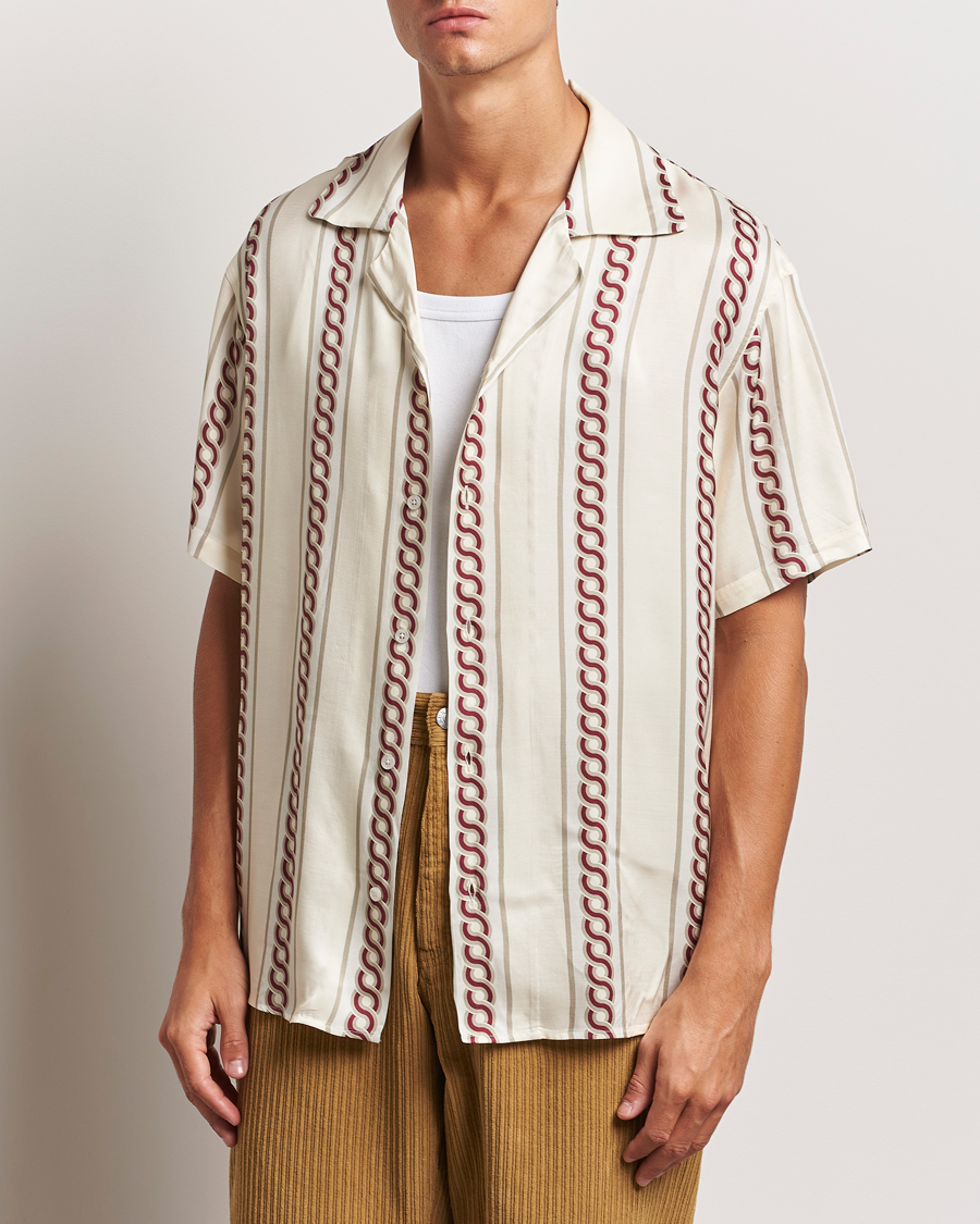 Hombres | Drôle de Monsieur | Drôle de Monsieur | Link Cuban Shirt Ecru