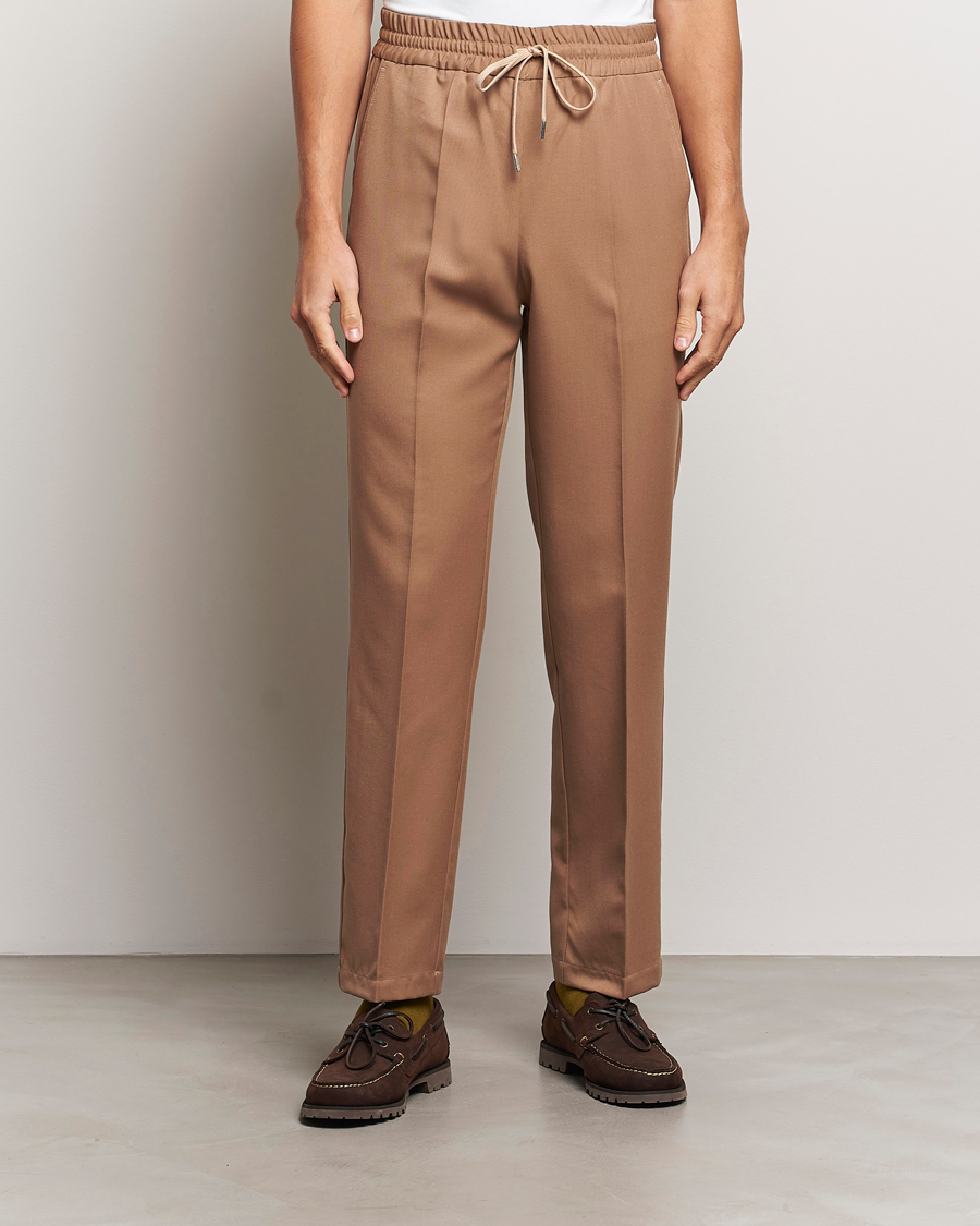 Hombres |  | Drôle de Monsieur | Drawstring Trousers Brown