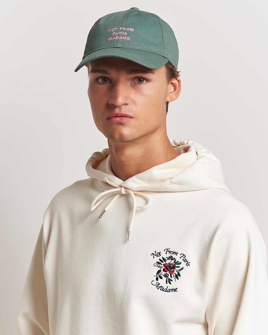 Hombres | Drôle de Monsieur | Drôle de Monsieur | Slogan Baseball Cap Water Green