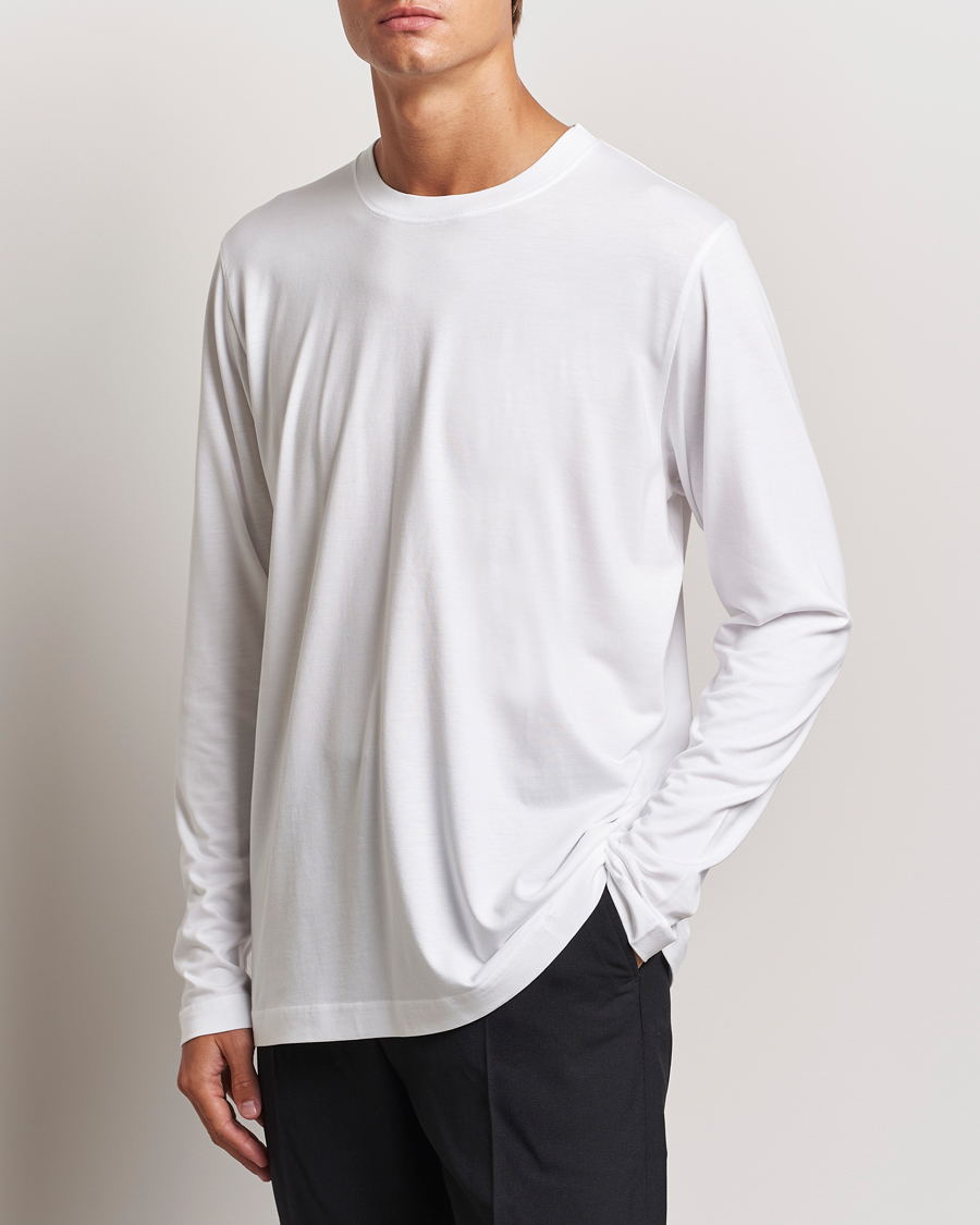 Hombres |  | CDLP | Midweight Long Sleeve T-Shirt White