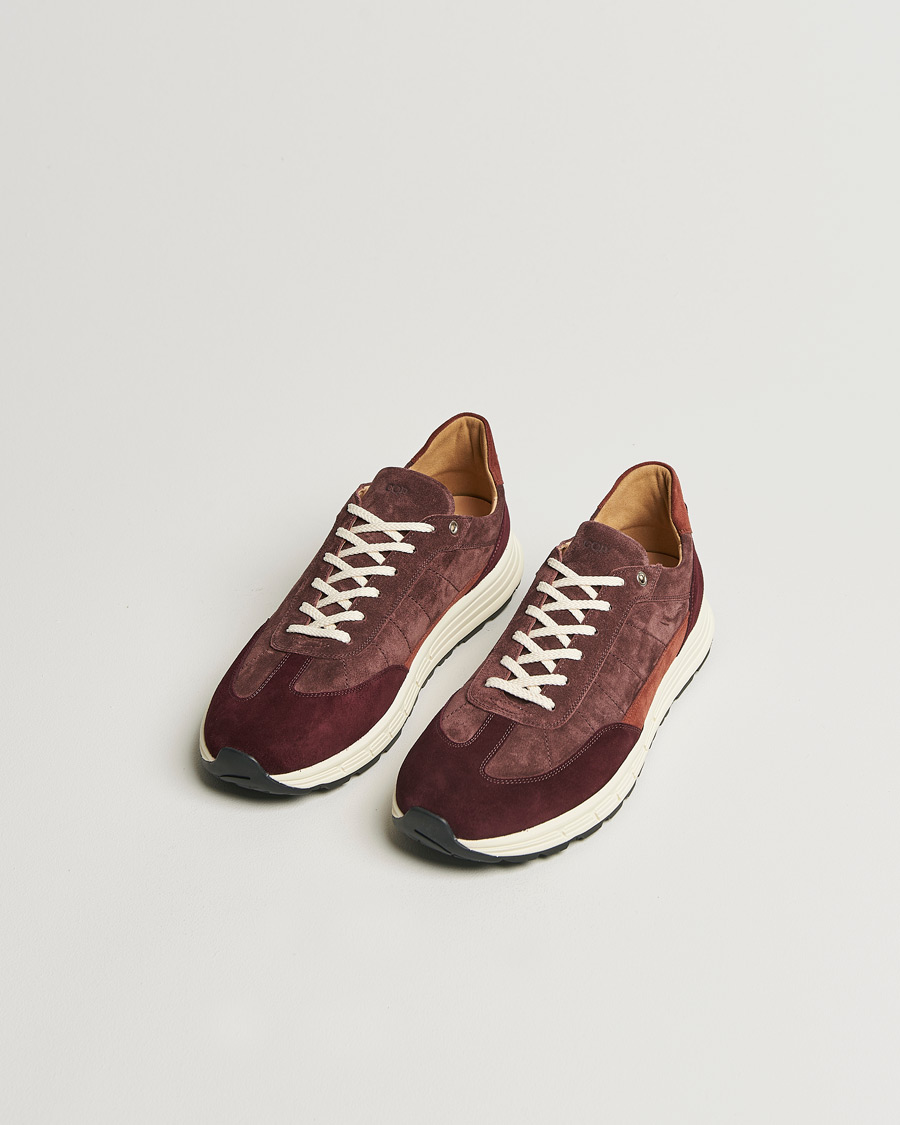 Hombres | New Nordics | CQP | Renna Suede Runner Burgundy