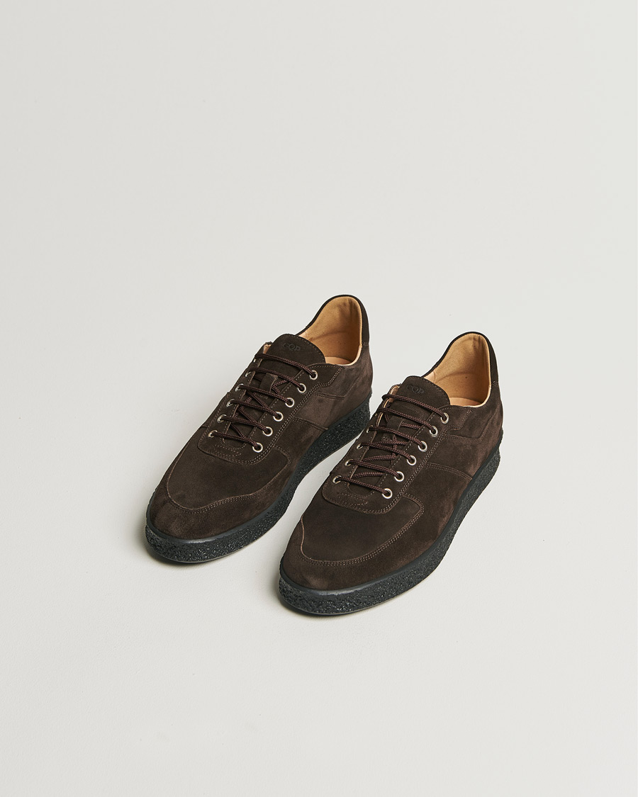 Hombres |  | CQP | Roamer Suede Sneaker Chocolate Brown