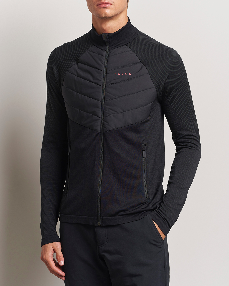 Hombres |  | Falke Sport | Running Jacket Black