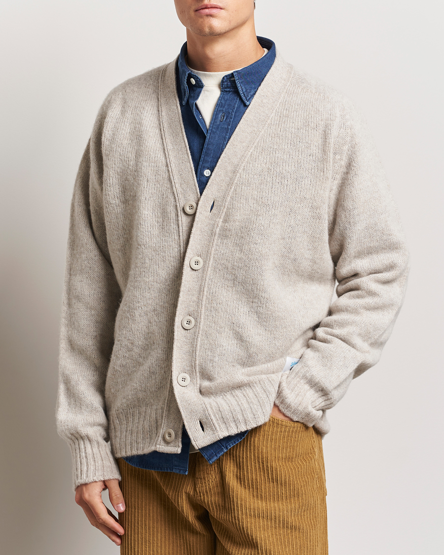 Hombres |  | Howlin\' | Shaggy Bear Cardigan Cosmic Latte