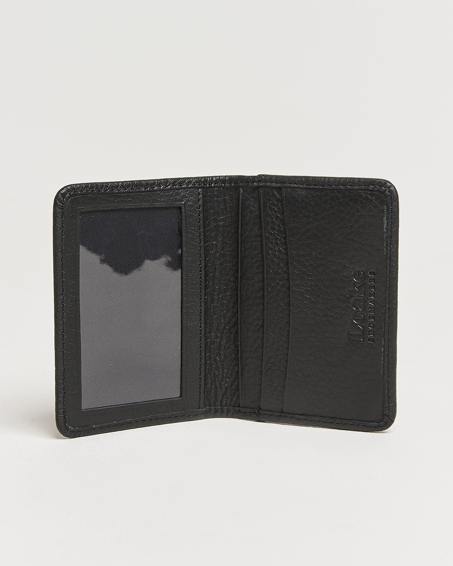 Hombres |  | Loake 1880 | Fenchurch Grained Leather Card Holder Black