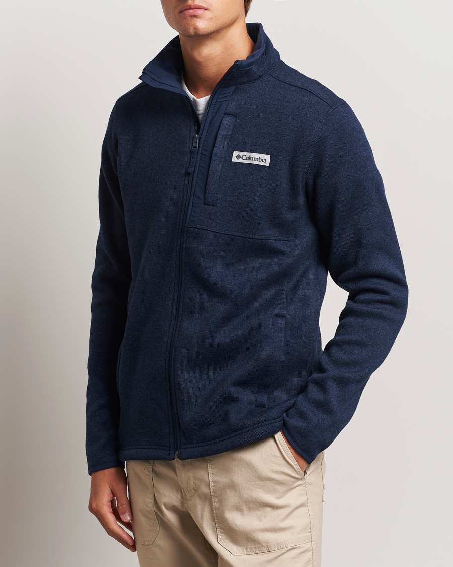 Hombres |  | Columbia | Sweater Weather Fleece Jacket Collegate Navy Heather