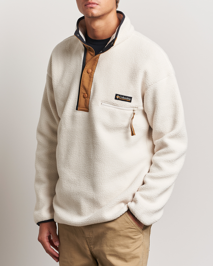 Hombres |  | Columbia | Helvetia Half Snap Fleece Chalk