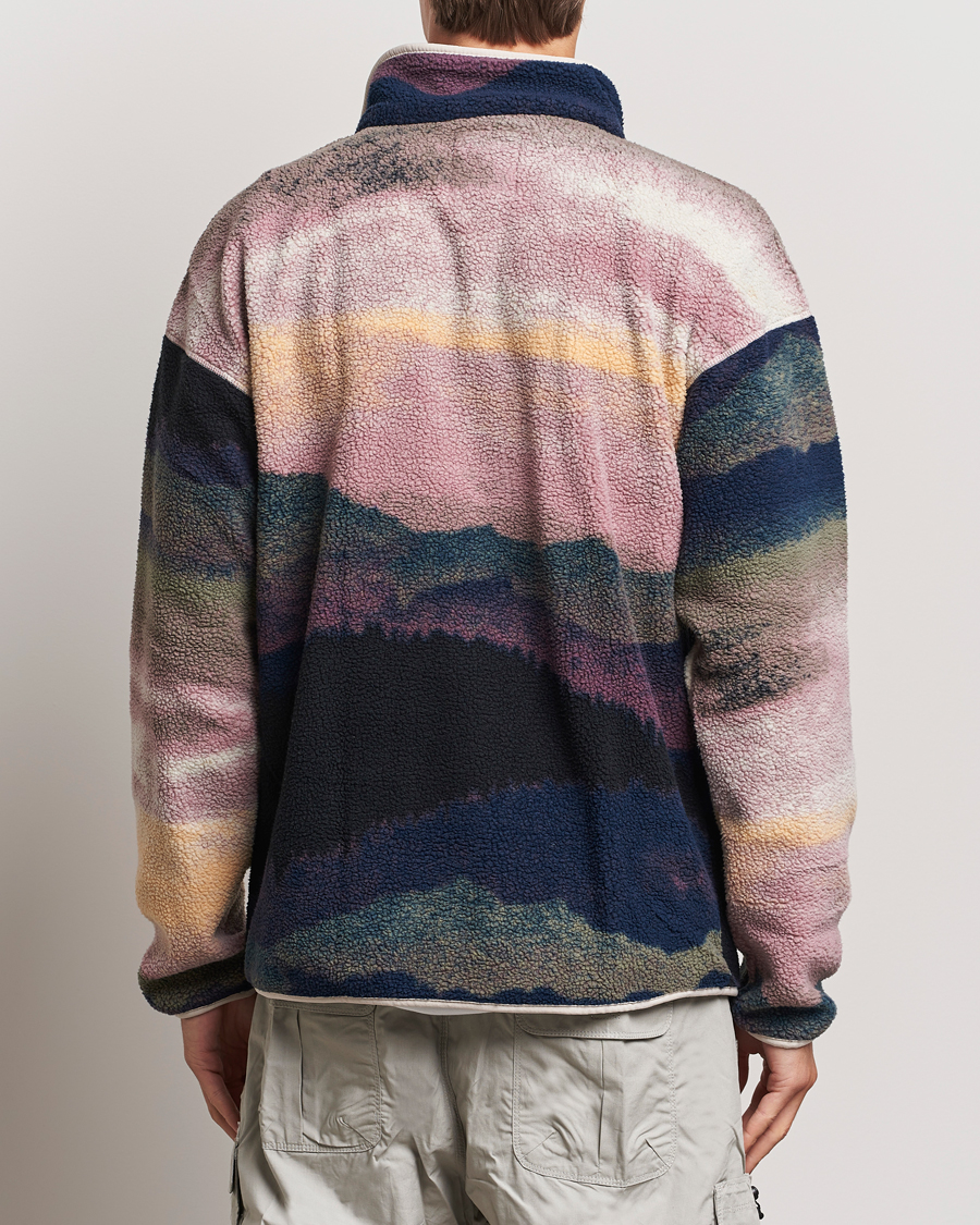 Hombres | Jerséis y prendas de punto | Columbia | Helvetia Printed Half Snap Fleece Navy