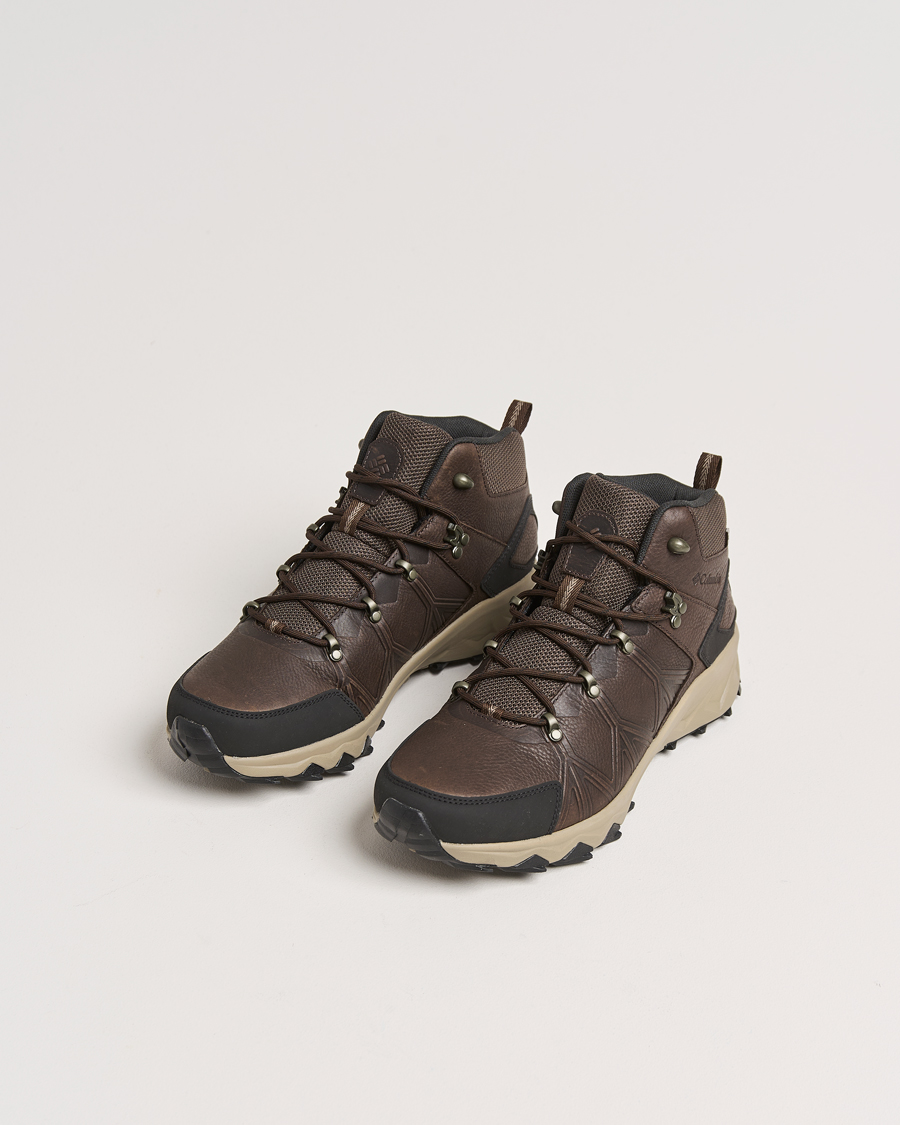 Hombres | Botas de invierno | Columbia | Peakfreak Mid Outdry Leather Sneaker Cordovan