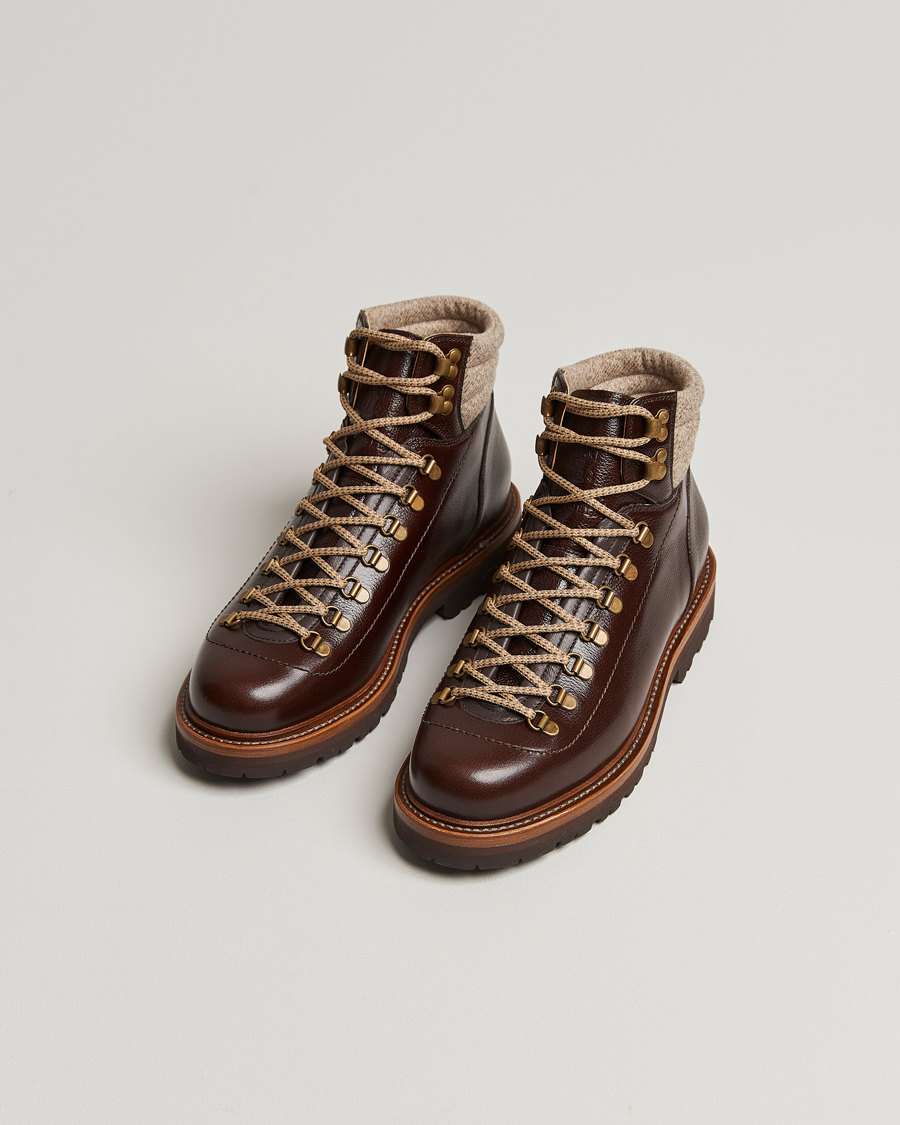 Hombres |  | Brunello Cucinelli | Winter Boots Dark Brown Calf