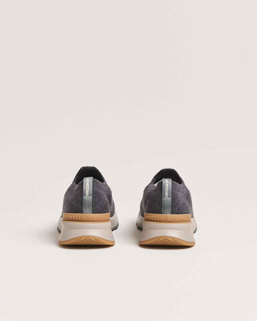 Hombres |  | Brunello Cucinelli | Flannel Running Sneakers Antracite