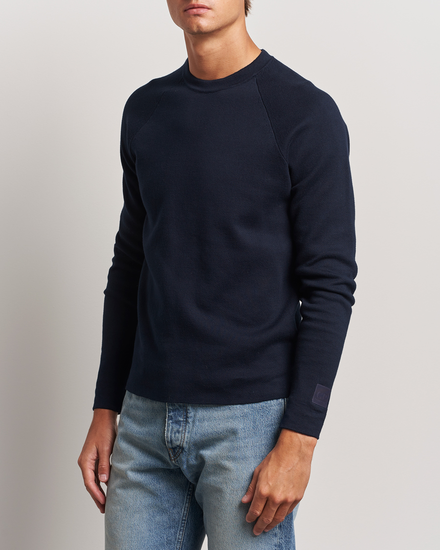 Hombres |  | C.P. Company | Metropolis Cotton Crew Neck Navy