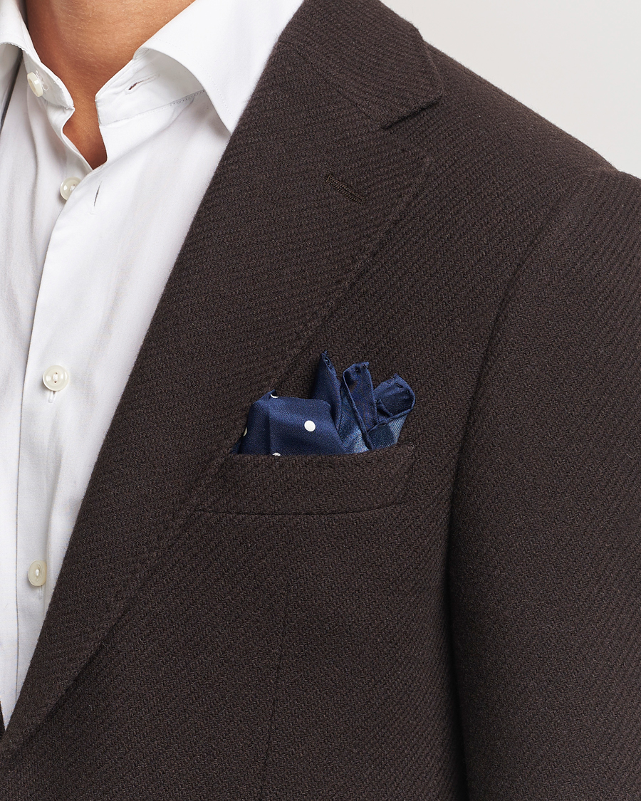 Hombres |  | Morris | Dot Pocket Square Navy