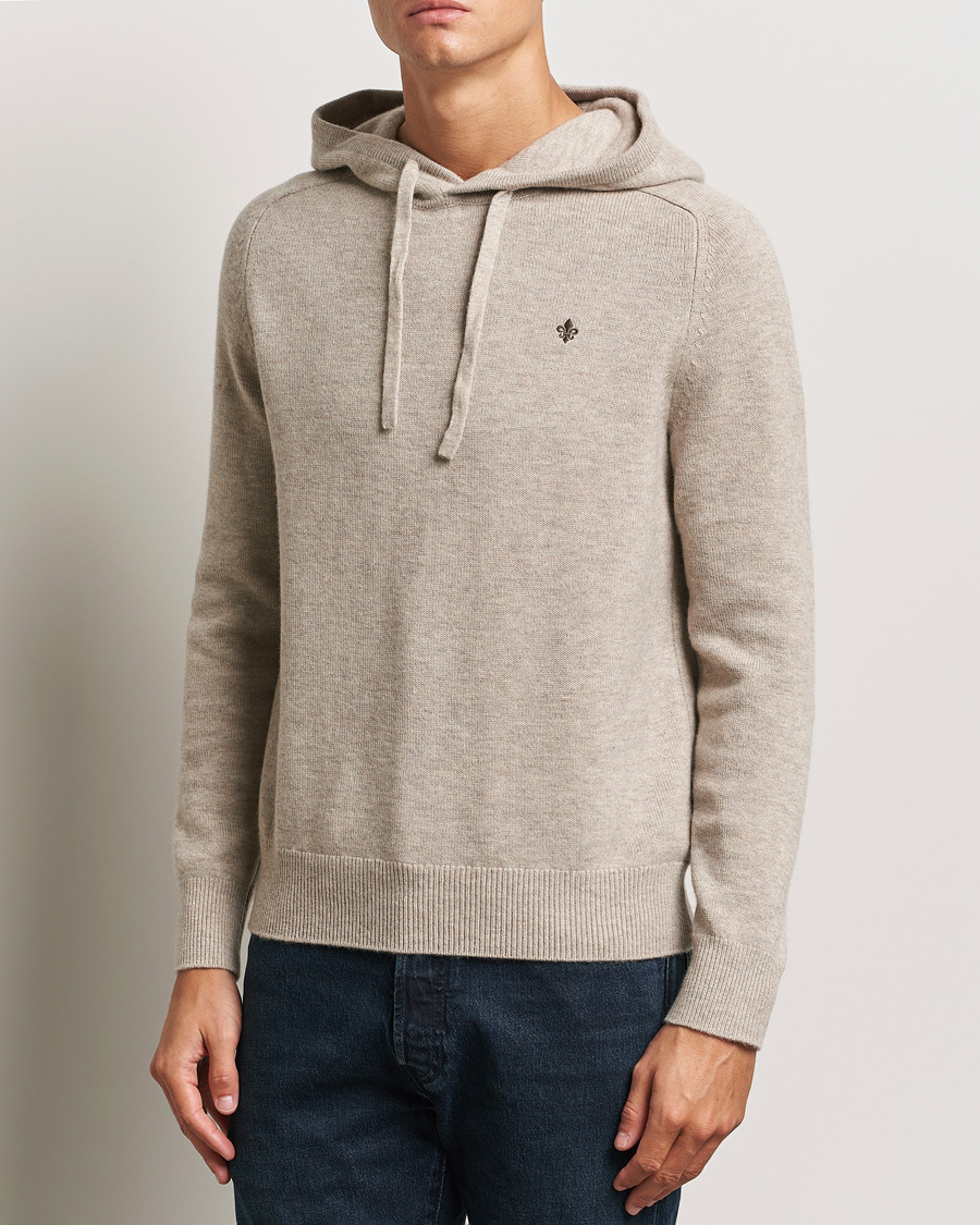 Hombres |  | Morris | Hertford Merino Hoodie Khaki