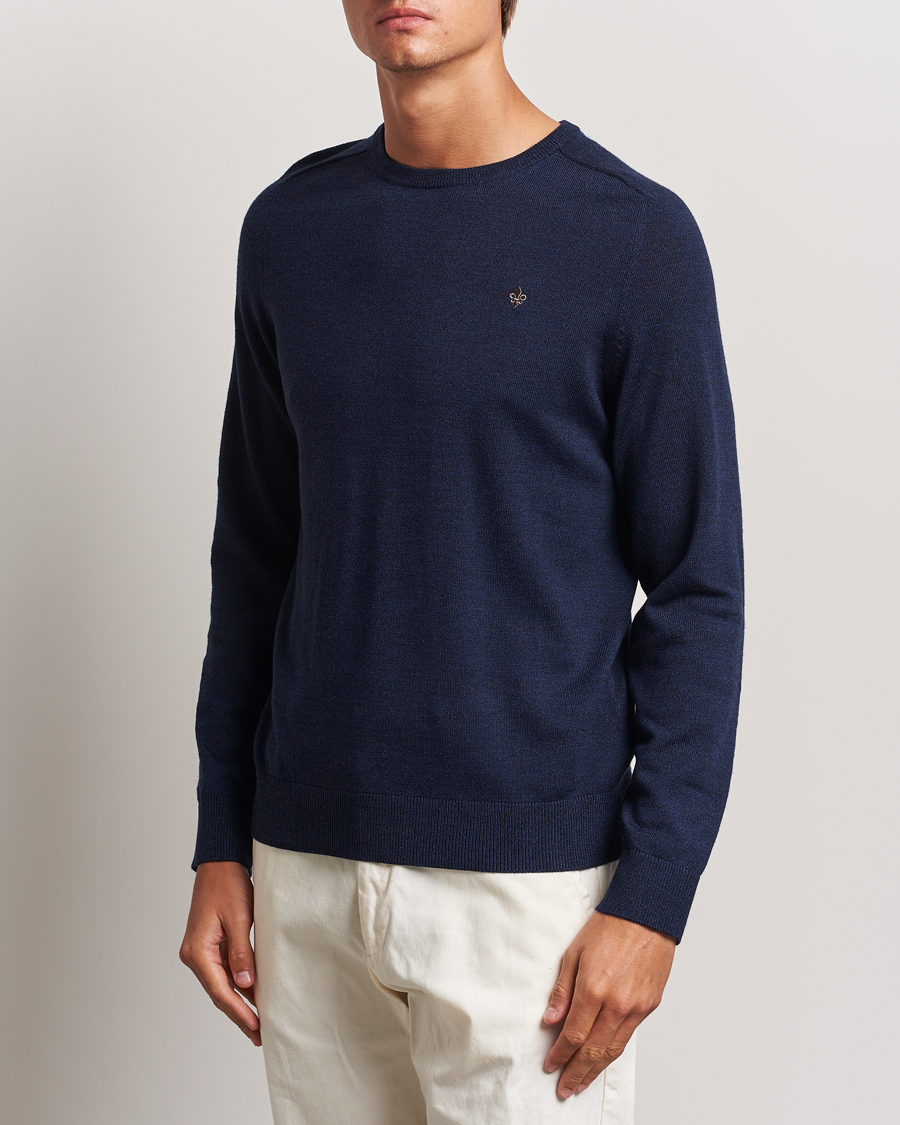 Hombres |  | Morris | Merino O-neck Blue