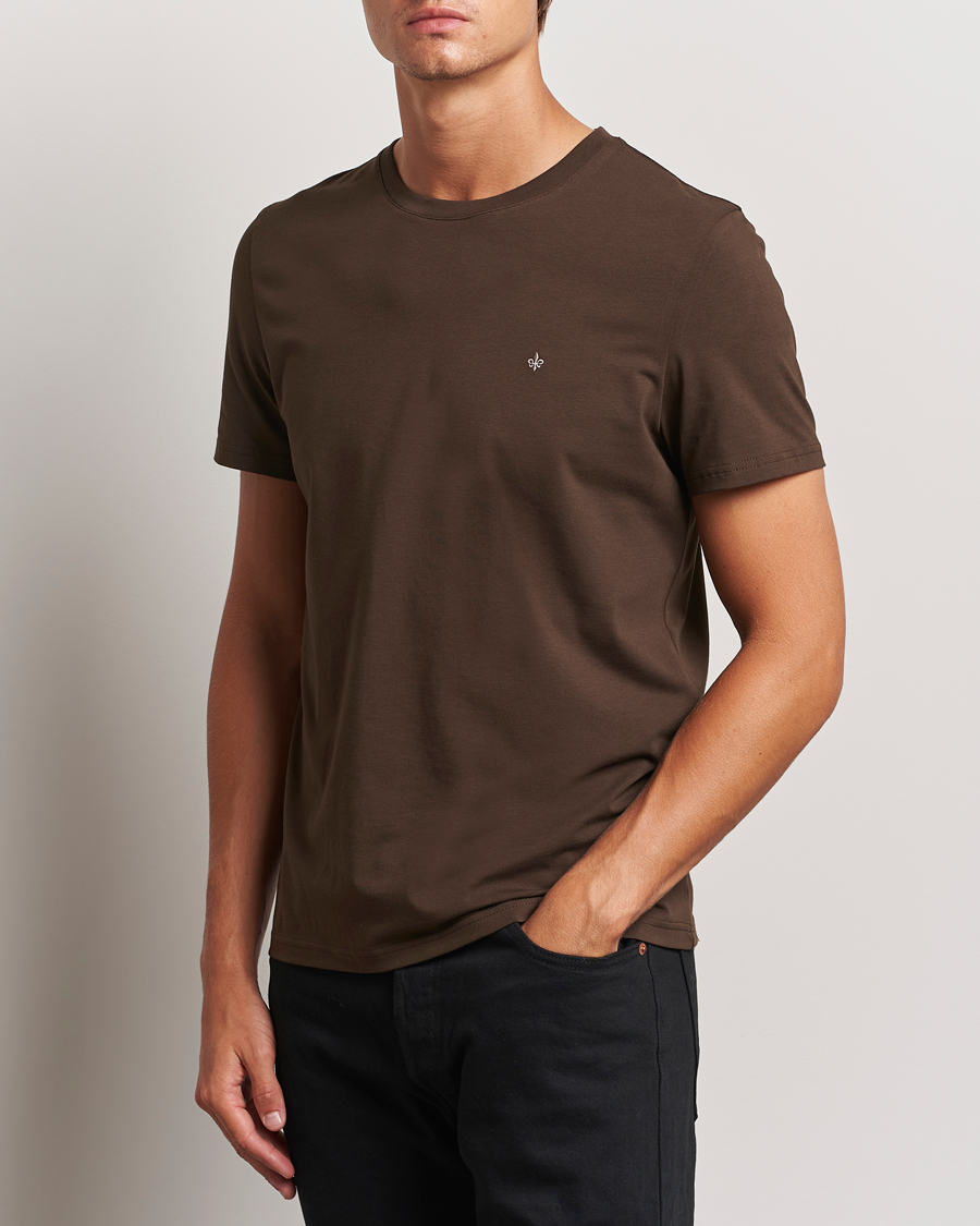 Hombres |  | Morris | James Crew Neck Tee Brown