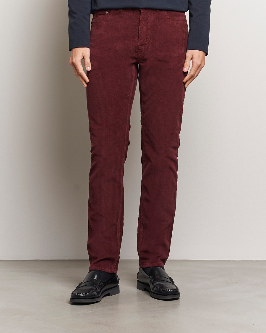 Hombres |  | Morris | James Corduroy 5-Pocket Pant Wine Red