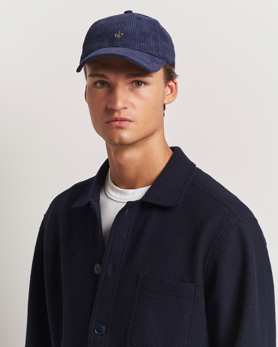 Hombres |  | Morris | Lily Corduroy Cap Blue