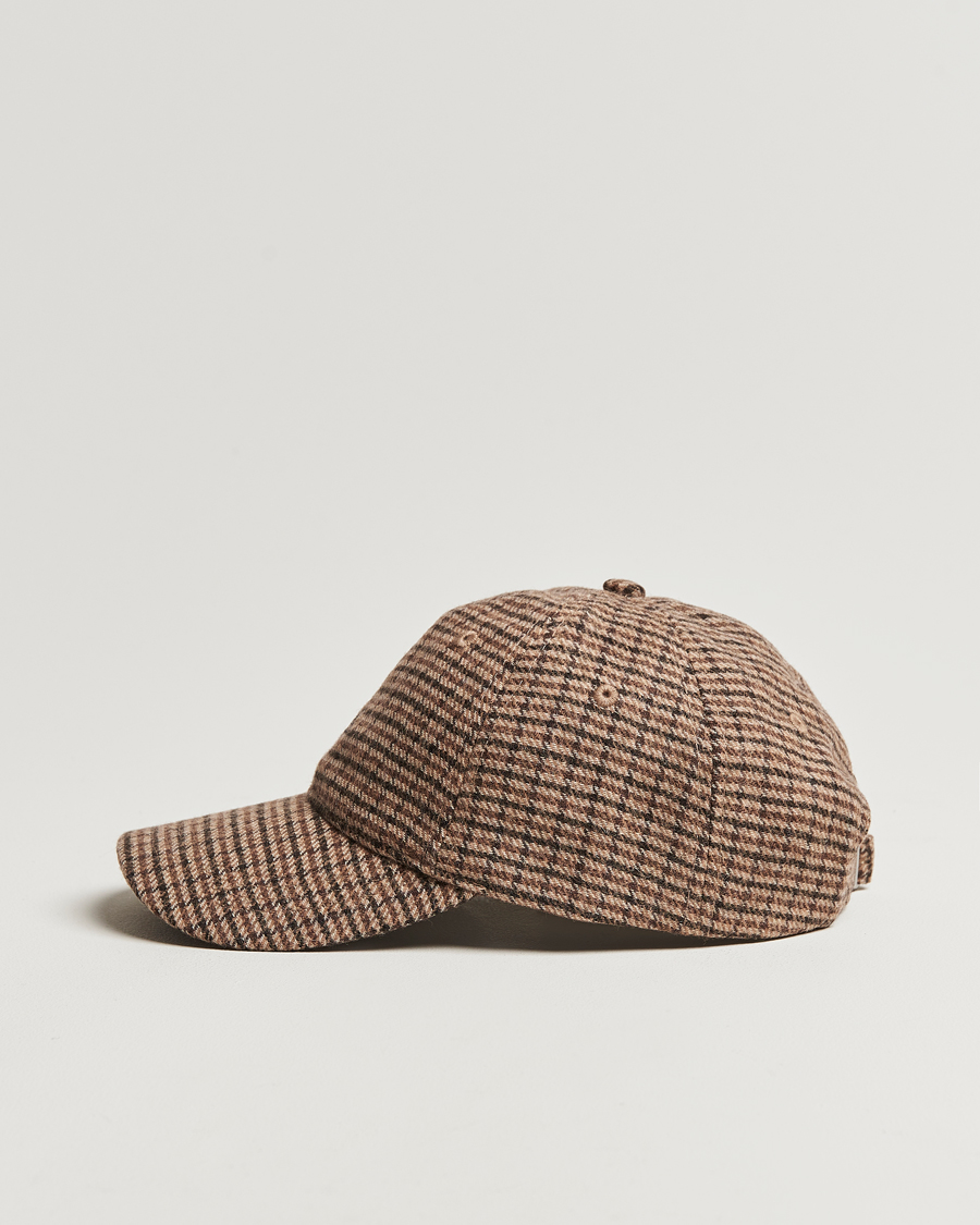 Hombres | Gorras | Morris | Lily Check Cap Brown