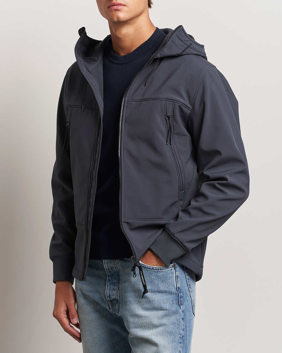 Hombres |  | C.P. Company | CP Shell Hooded Jacket Grey Black