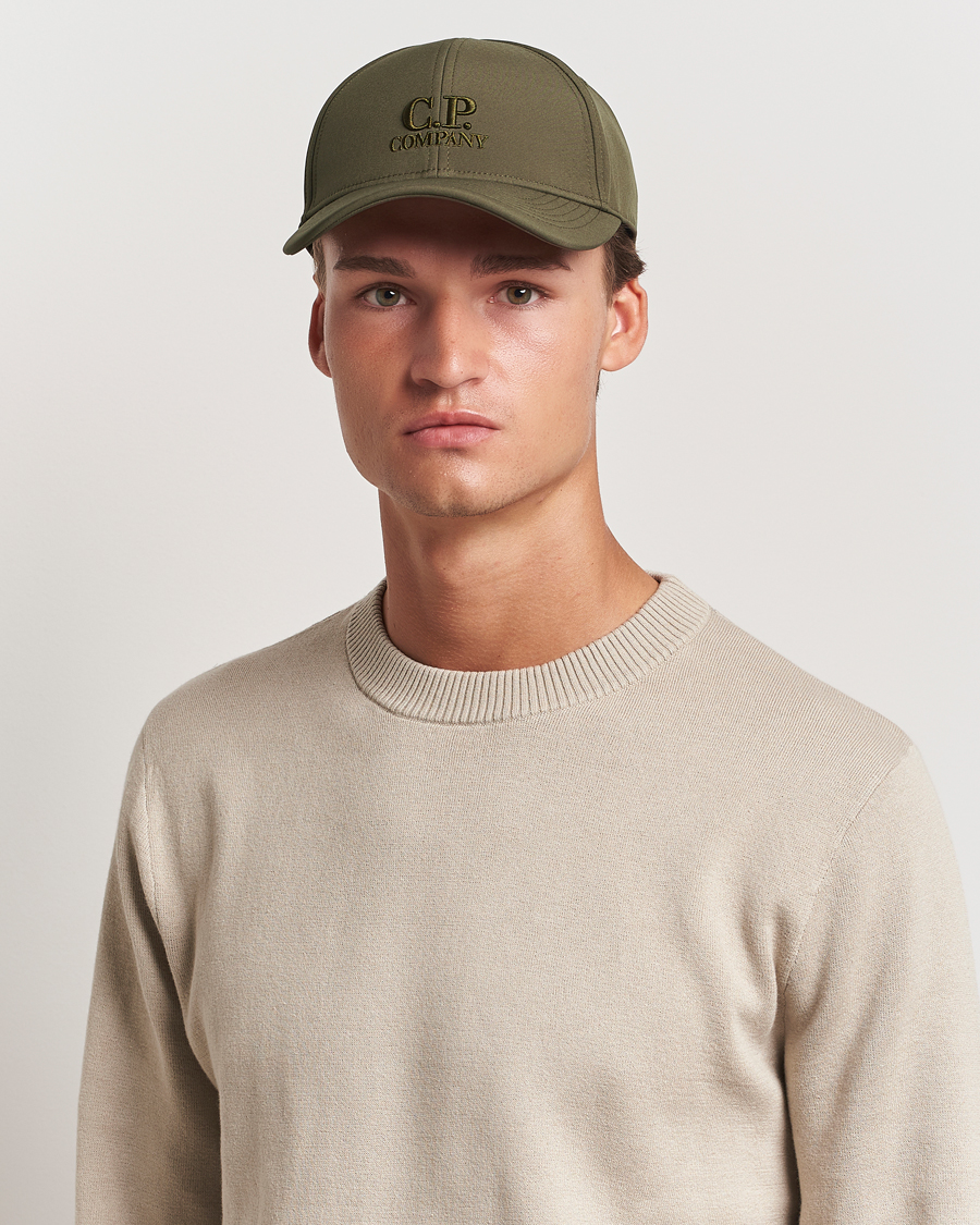 Hombres |  | C.P. Company | CP Shell Baseball Cap Olive