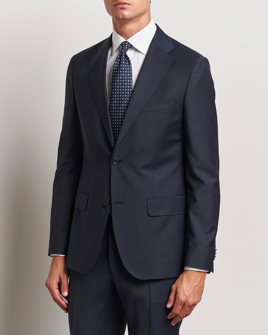 Hombres | Business & Beyond - Formal | Morris Heritage | Morris Wool Suit Blazer Navy