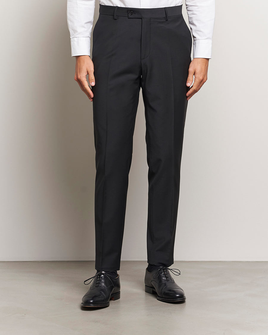 Hombres |  | Morris Heritage | Morris Wool Suit Trousers Black