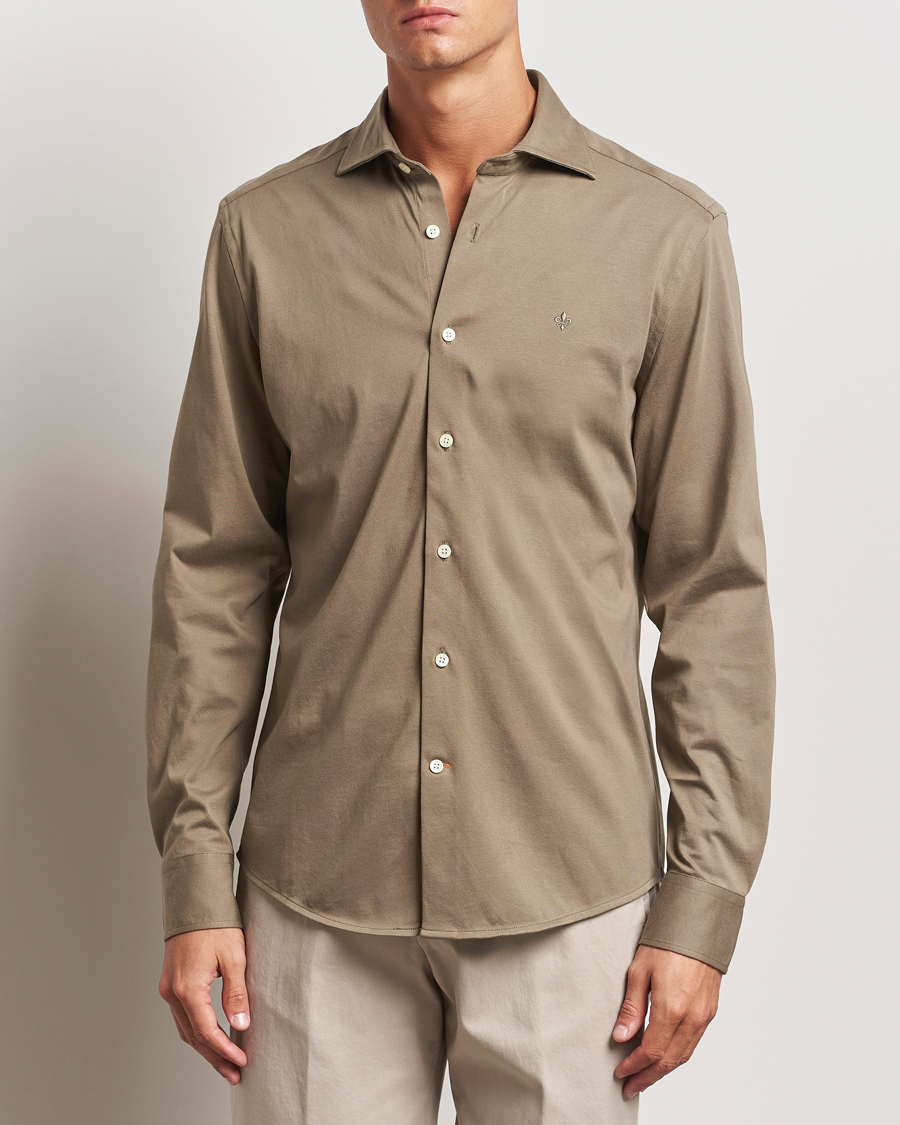 Hombres |  | Morris | Dressed Jersey Shirt Olive