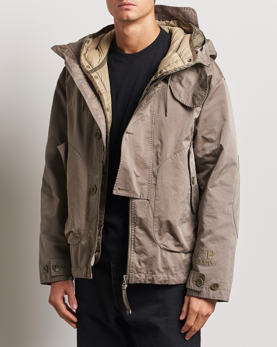 Hombres |  | C.P. Company | Micro Kei Padded Jacket Dark Taupe