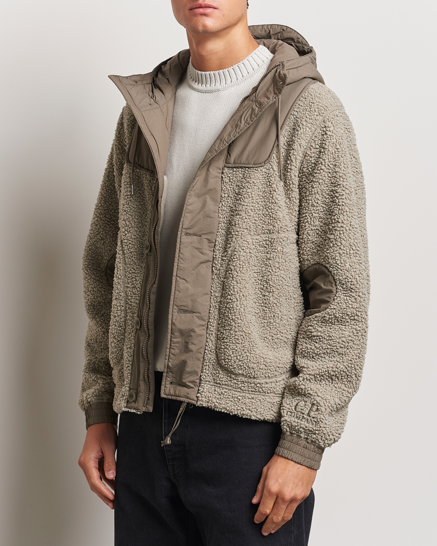 Hombres |  | C.P. Company | Polar Shell Fleece Jacket Beige