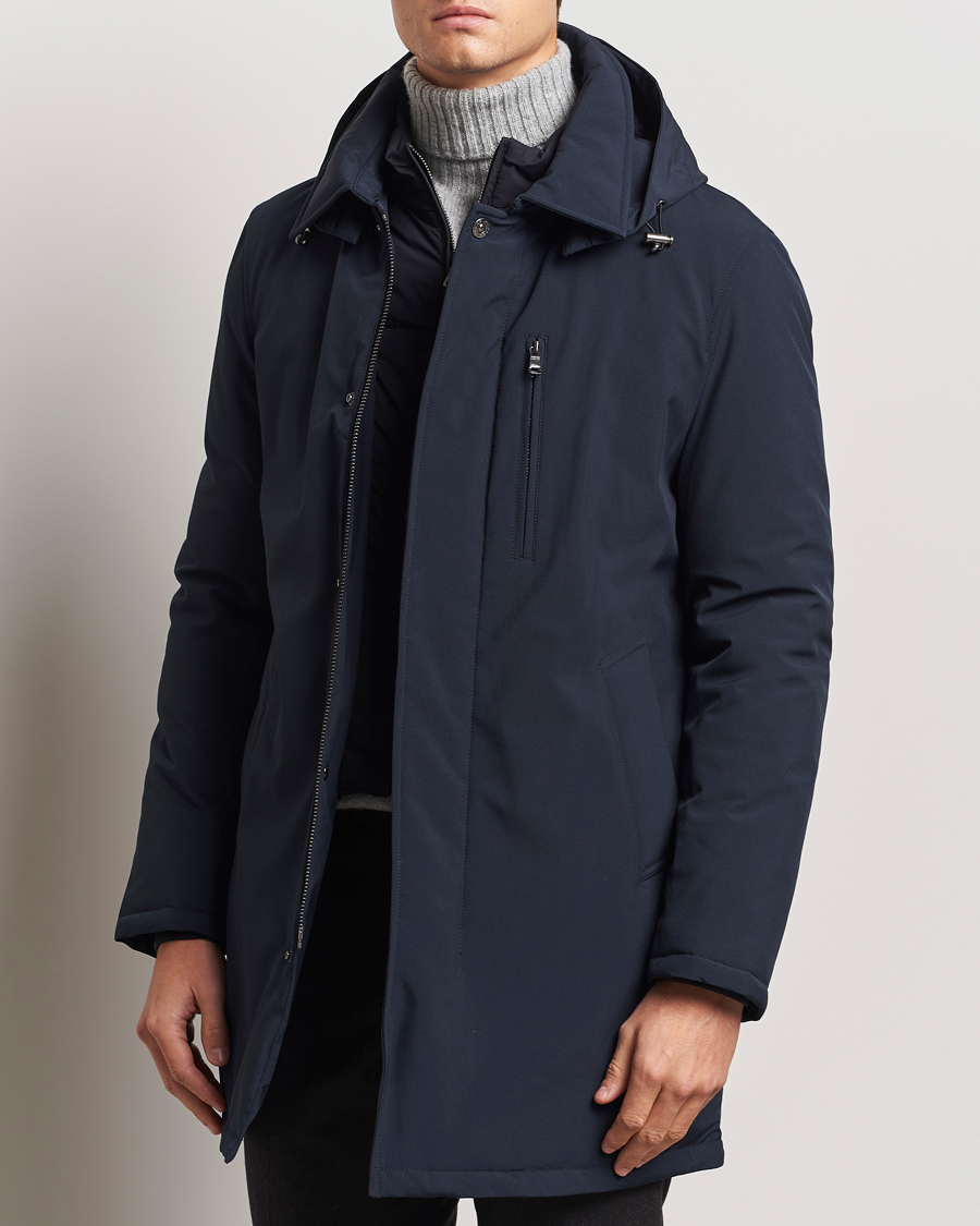 Hombres |  | Oscar Jacobson | Wynter Padded Jacket Navy