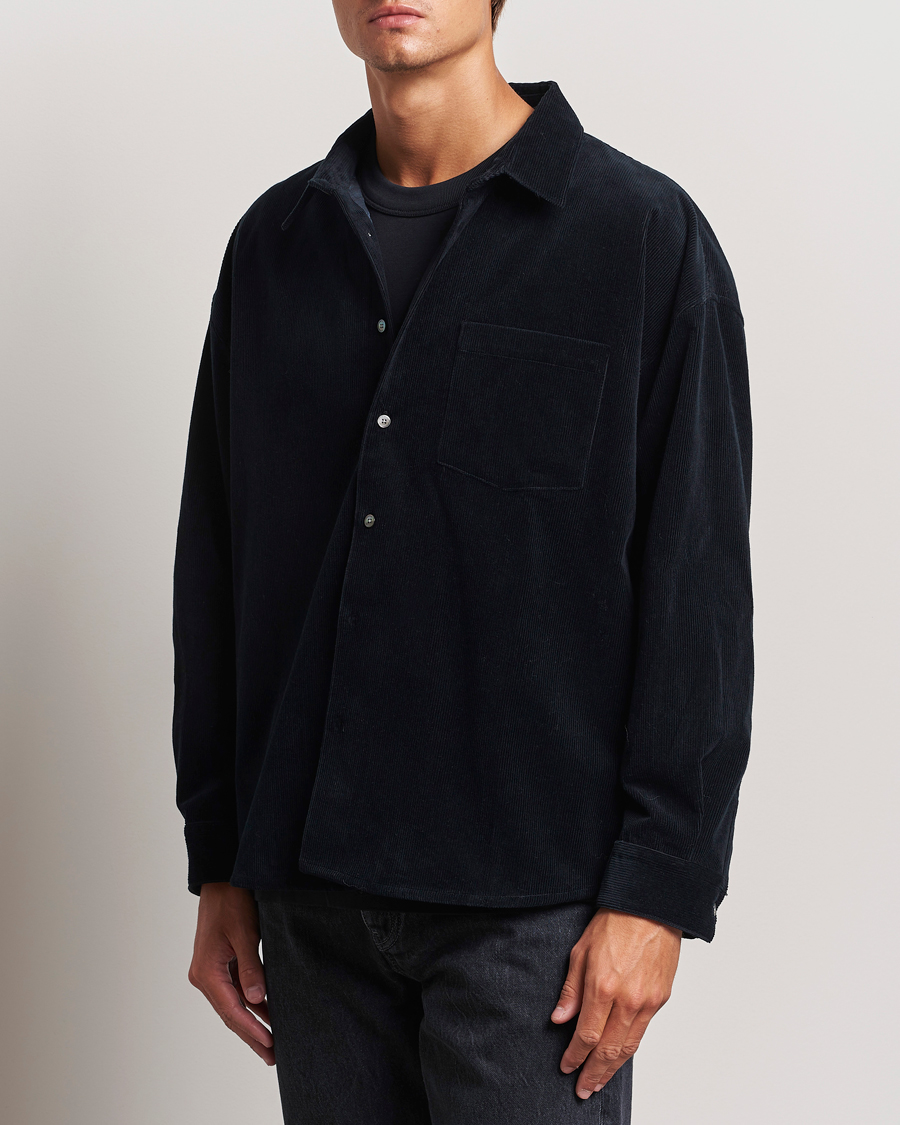 Hombres |  | FRAME | Relaxed Corduroy Overshirt Dark Navy