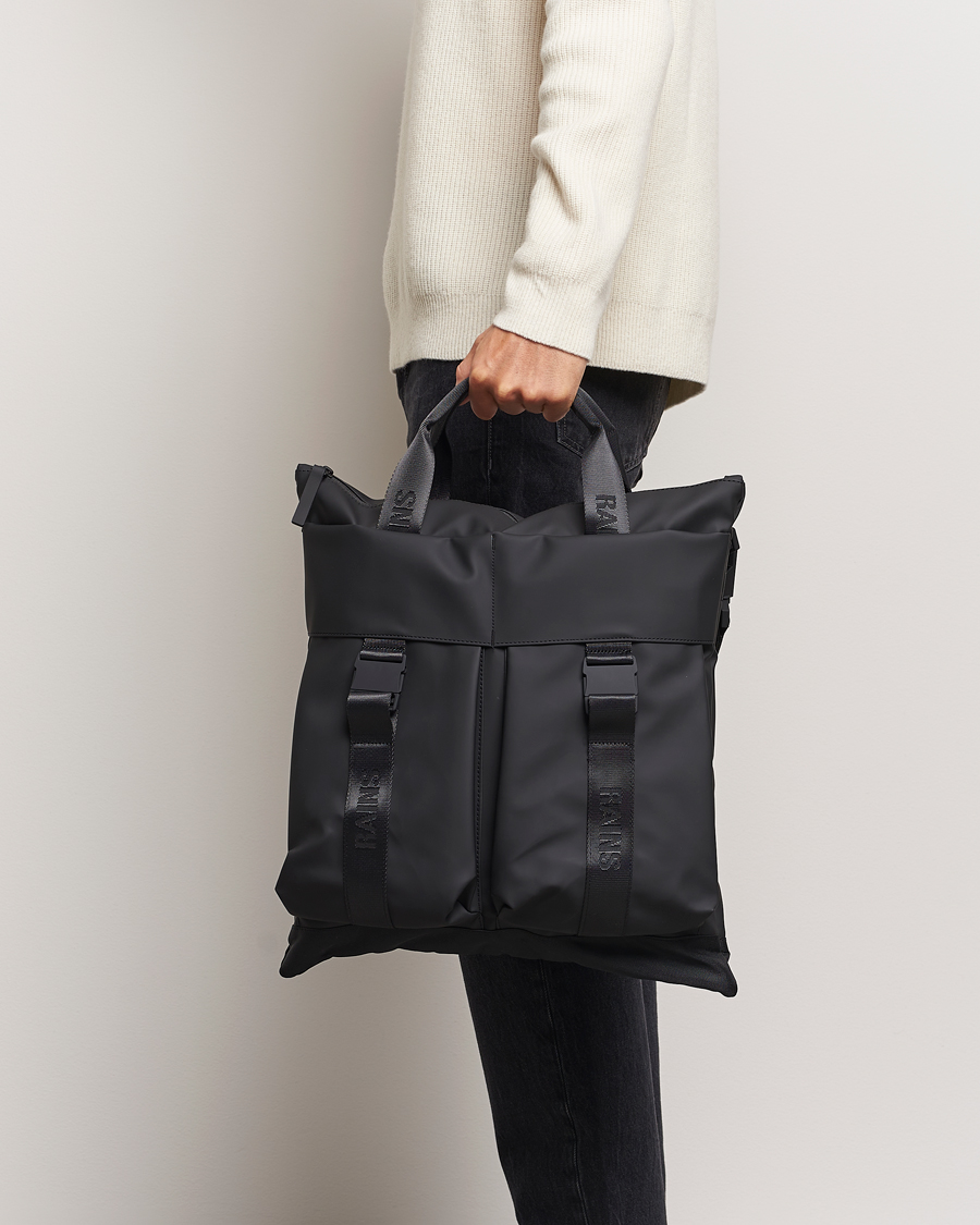 Hombres |  | RAINS | Trail Tote Bag Black