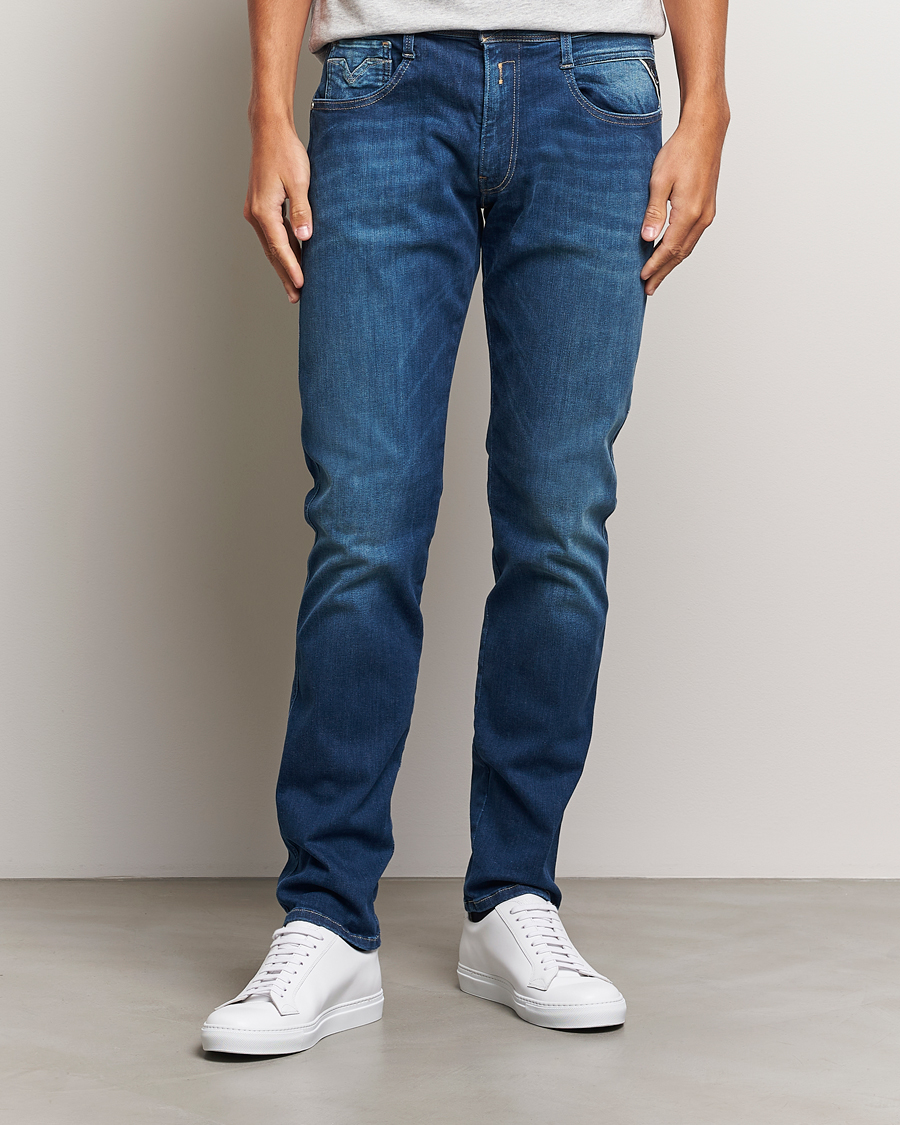 Hombres | Novedades | Replay | Anbass Hyperflex Eco Plus Jeans Medium Blue