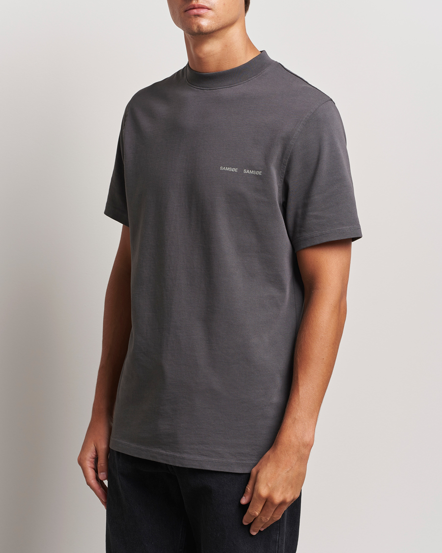 Hombres |  | Samsøe Samsøe | Norsbro Organic Cotton T-Shirt Volcanic Ash