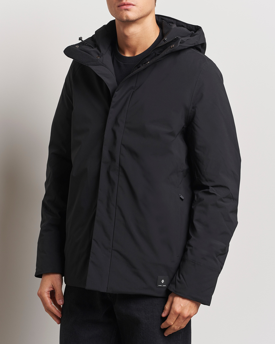 Hombres |  | Samsøe Samsøe | John Hooded Down Jacket Black