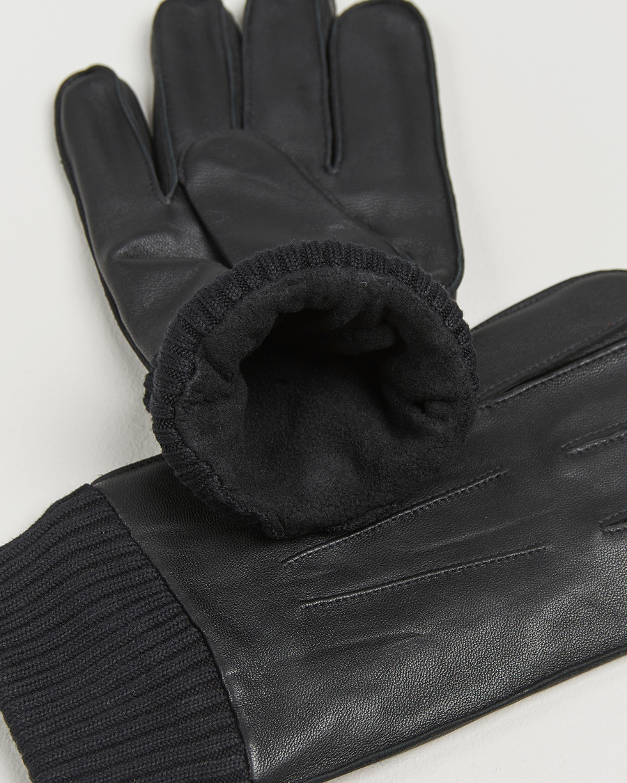 Hombres |  | Samsøe Samsøe | Hackney Leather Glove Black