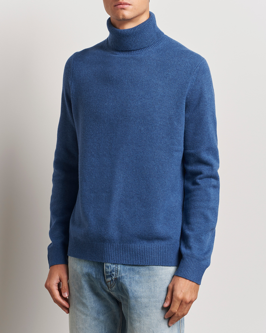 Hombres |  | Samsøe Samsøe | Isak Knitted Turtleneck True Navy