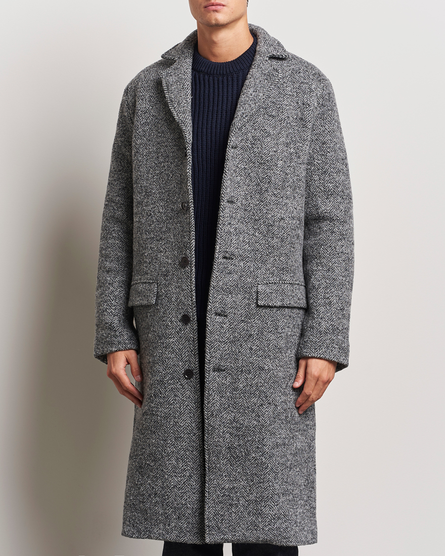 Hombres |  | Samsøe Samsøe | Tefsa Wool Coat Black Melange