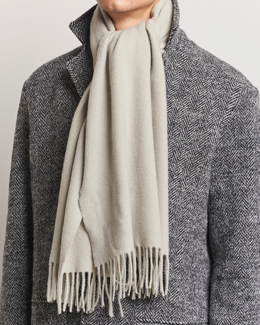 Hombres |  | Samsøe Samsøe | Efin Wool Scarf Abbey Stone