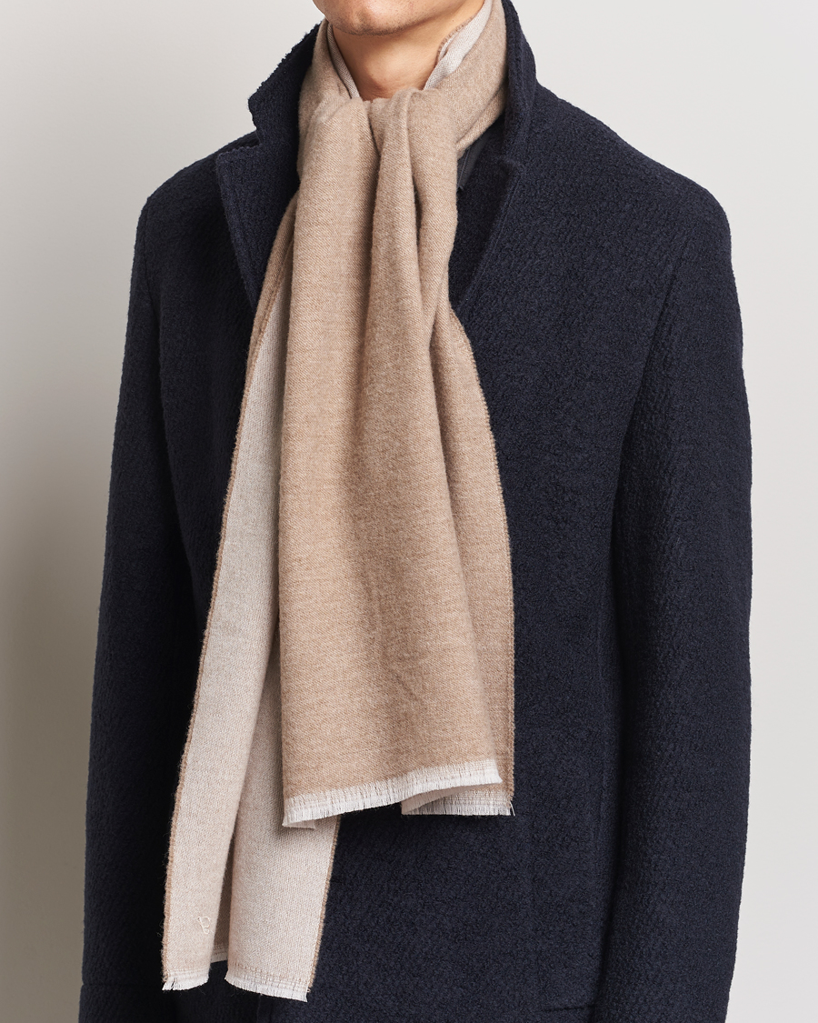 Hombres | Bufandas | Stenströms | Wool Scarf Beige