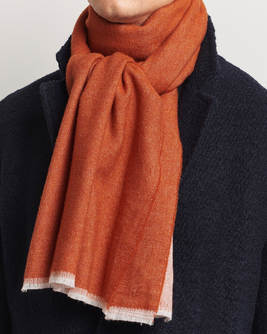 Hombres | Bufandas | Stenströms | Wool Scarf Orange