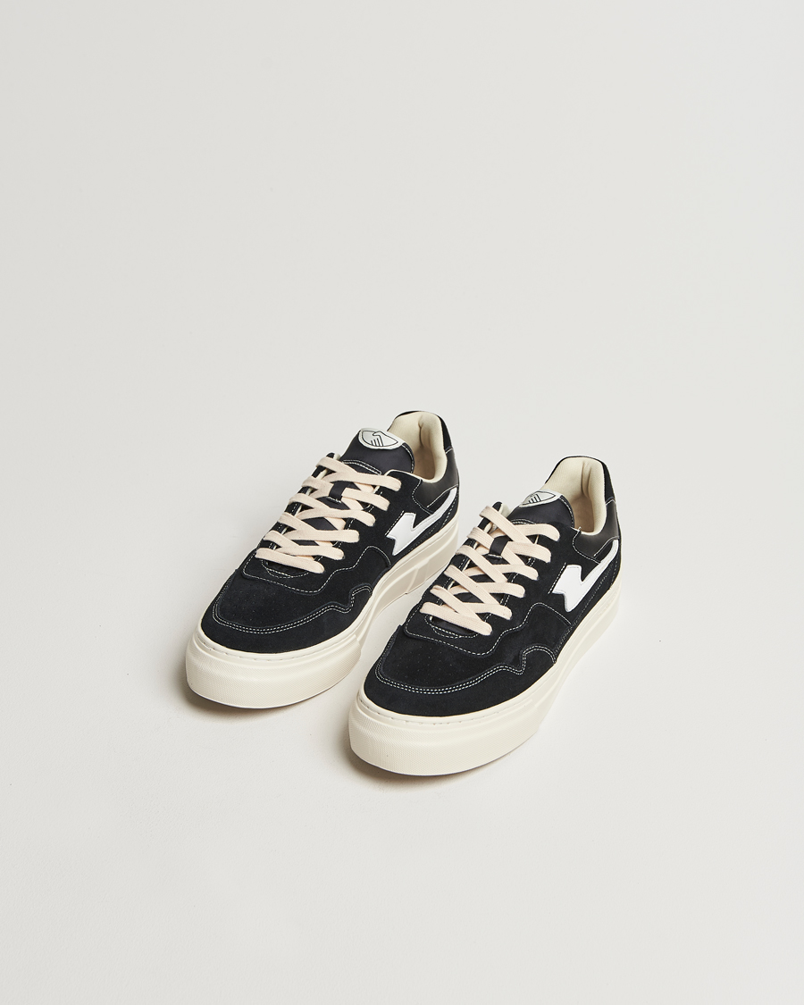 Hombres |  | Stepney Workers Club | Pearl S-Strike Suede Sneaker Black White