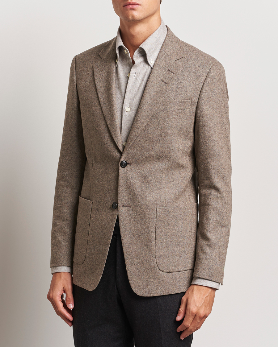 Hombres |  | Tiger of Sweden | Justin Brushed Wool Blazer Burlywood