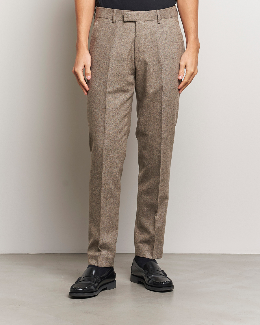 Hombres |  | Tiger of Sweden | Tenuta Brushed Wool Trousers Burlywood