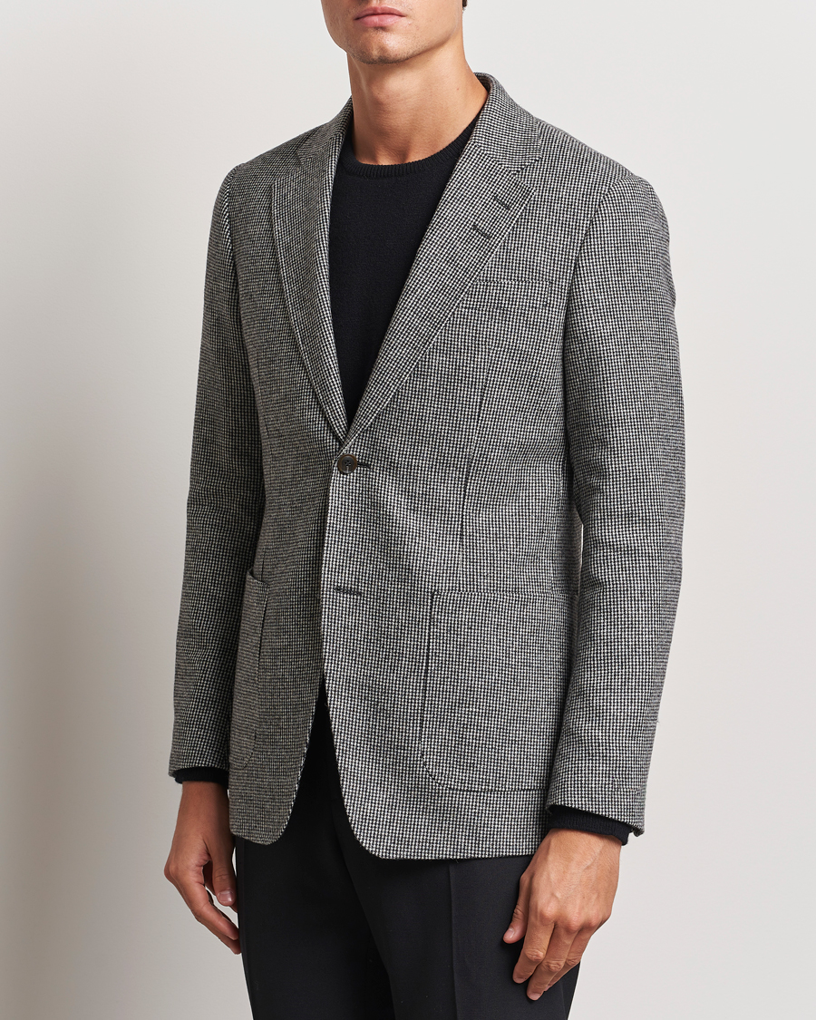 Hombres | Ropa | Tiger of Sweden | Justin Wool Pepita Blazer Black/White