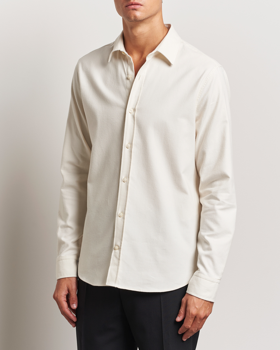 Hombres |  | Tiger of Sweden | Benjamins Brushed Twill Shirt Seashell