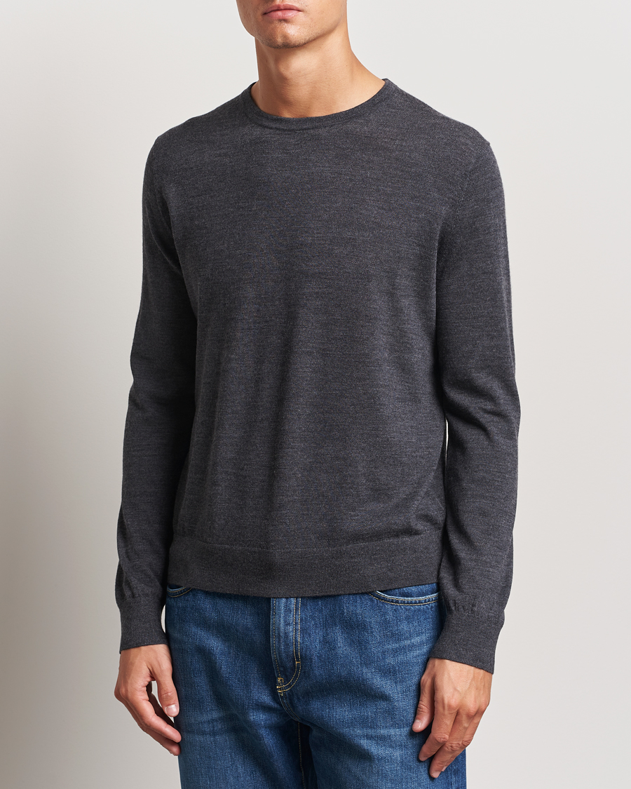 Hombres |  | Tiger of Sweden | Connor Crew Neck Pullover Grey Street